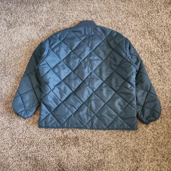 Quilted Bomber Jacket Vintage Dickson Outdoor USA Retro Sportswear Workwear - Picture 7 of 8
